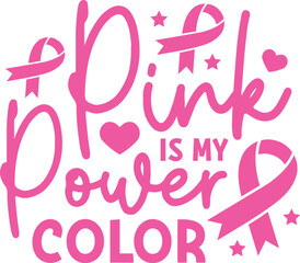 Breast Cancer T-shirt Design, Breast Cancer Awareness, Inspirational Breast Cancer Survivor T-Shirt, Hope and Strength Pink Ribbon, Support Breast Cancer Fighters, Faith Over Fear, Warrior Woman.