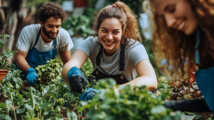 farmers harvesting crops