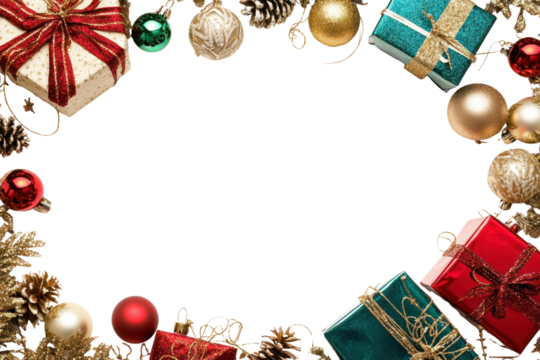 PNG Coquette christmas shopping border background ornaments gifts.