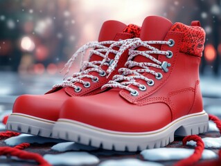 Red Boots for Holiday Style Chic Winter Outfit Inspiration, Perfect for Festive Celebrations Find the Trendiest Boots for Holiday Fashion and Style Your Look with Confidence