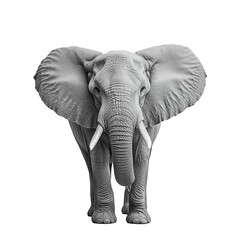 Obraz premium african elephant on transparent background