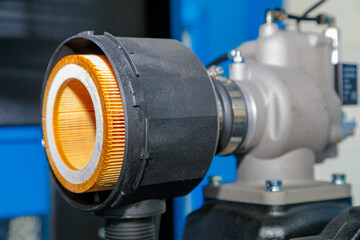 Industrial air filter protecting machinery, ensuring clean airflow