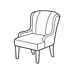 chair isolated on white background