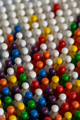 Playful Conceptss: Colorful gamefigurines in a pattern symbolizing increasing diversity
