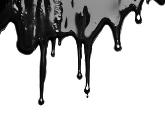 PNG Black and silver drip melted border abstract dripping artistic.