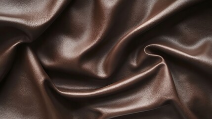 Obraz premium Textured Brown Synthetic Leather Background