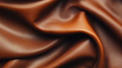 Fototapeta premium Textured Brown Synthetic Leather Background