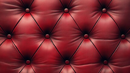 Fototapeta premium Dark Red Leather Fabric Texture Background for Interior Design and Decor