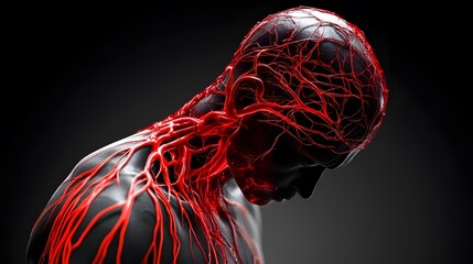 Anatomical Model of Human Circulatory System Visualization