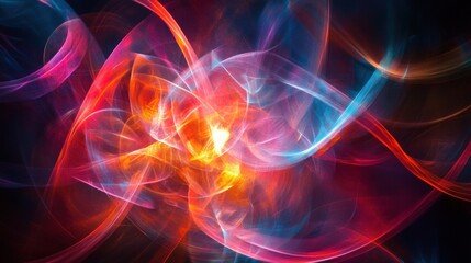 Naklejka premium Abstract Art: A Symphony of Color and Light