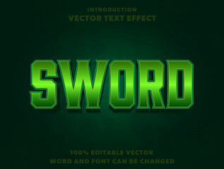 movie action title editable text effect