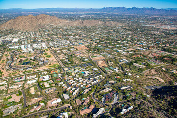 View from Camelback Mountain looking NE