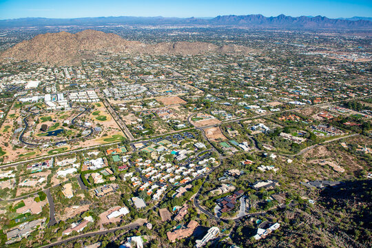 View from Camelback Mountain looking NE