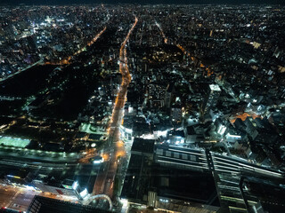 大阪の夜景
