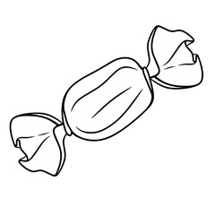 Candy isolated on white background