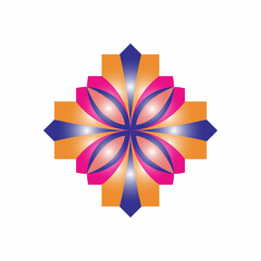 abstract flower design