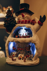Christmas decor, snowman toy