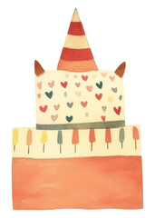 PNG Party individual cat characters wearing party hat animal mammal pet.