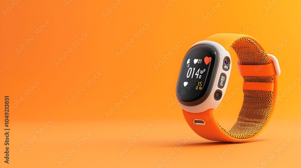 Poster digital health tracking device monitoring real time body temperature data for connected healthcare a