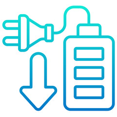 Obraz premium Low Battery Icon