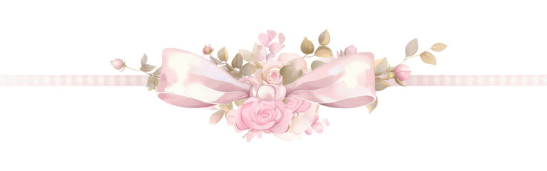 PNG Butterfly border with roses illustration romantic flowers.