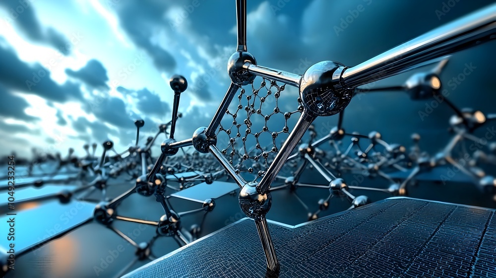 Aufkleber innovative solar panels incorporating advanced graphene layers for enhanced energy efficiency and su