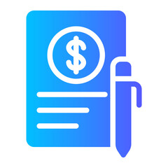 contract gradient icon