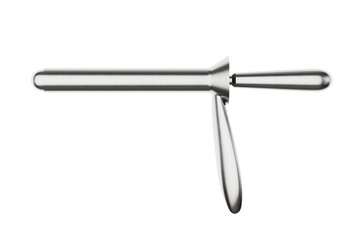 Surgical Stainless Steel Medical Instruments Proctoscope for Examine The Insides Of Anus And Rectum. 3d Rendering