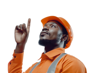 Focused Construction Site Manager Inspecting Work in Progress