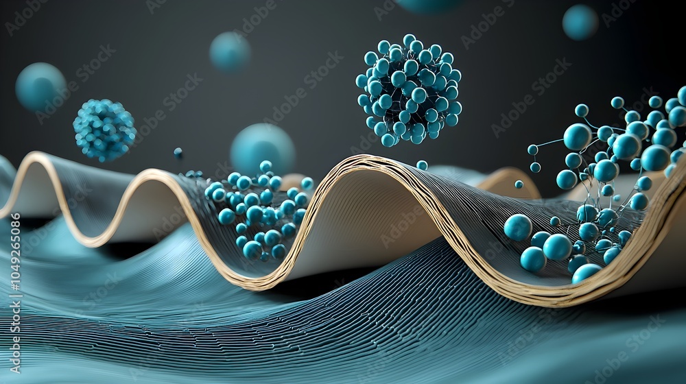 Poster Visualization of an electron moving freely through the molecular structure of a graphene sheet