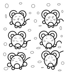 Illustration of a mouse image