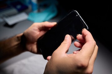 Carefully Applying a Screen Protector on Your Smartphone for Enhanced Protection and Longevity