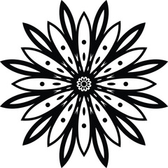 Mandala Pattern Sheets Circular Pattern in the Form of a Mandala Decorative Ornament in Ethnic Oriental Style.