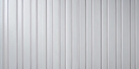 Fototapeta premium Smooth white plastic wall paneling from a high angle