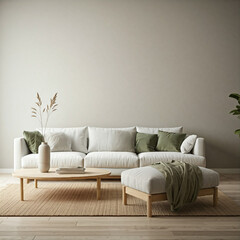 modern living room with sofa