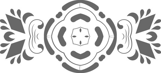 Flower Mandala Designs Circular Pattern in the Form of a Mandala Decorative Ornament in Ethnic Oriental Style.