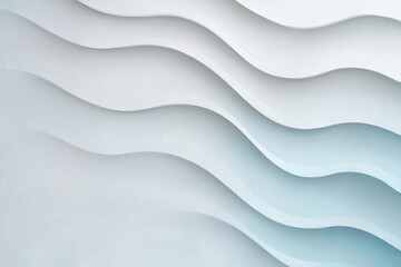 Obraz premium Serene abstract landscape with flowing waves