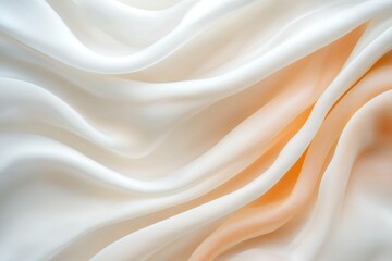 Obraz premium Soft, flowing fabric in warm tones