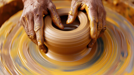 Craft a unique ceramic vase on a pottery wheel. Experience the joy of handson creativity with each spin