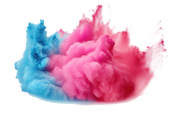  Powder on transparent background