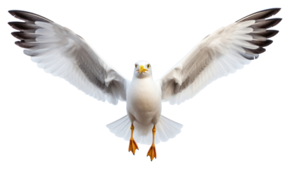 PNG Seagull flying animal white bird.