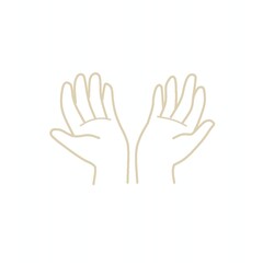 Obraz premium 手のひら