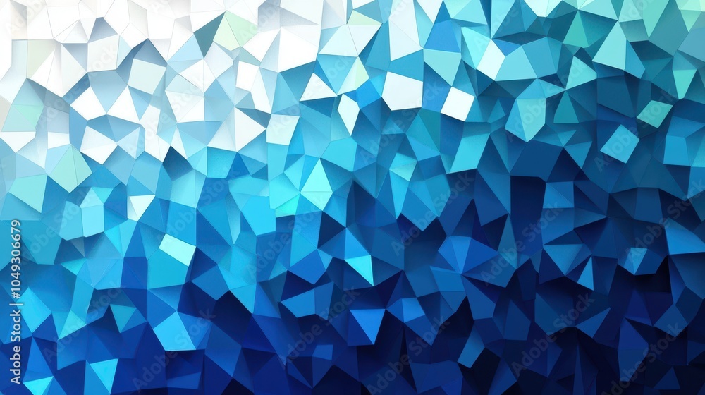 Poster a background gradient that transitions from deep blue to light blue and ends with pure white at the 