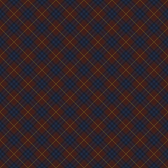 Dark Academia Plaid Check Seamless Pattern - Cute plaid check repeating pattern design