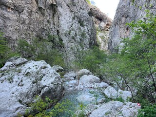 Mala Paklenica Canyon, Seline (Paklenica National Park, Croatia) - Die Schlucht von Mala Paklenica, Seline (Nationalpark, Kroatien) - Kanjon Male Paklenice (Nacionalni park Paklenica, Hrvatska)