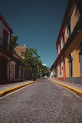 Obraz premium street in the downtown