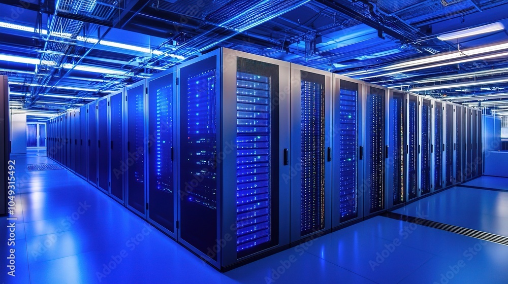 Poster advanced data management environment in a server room