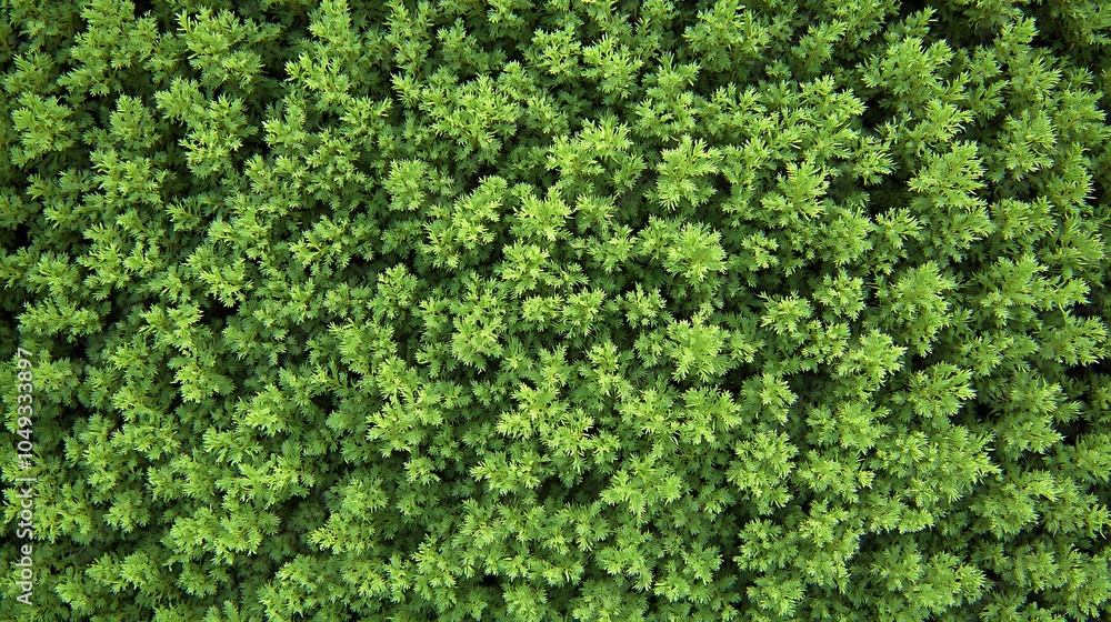 Poster Dense Green Shrubbery Background for Botanical Designs and EcoFriendly Projects : Generative AI