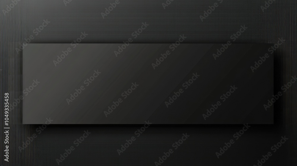 Poster minimalistic png illustration of blank label with smooth finish on a transparent backdrop