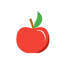 apple fruit vector illustration